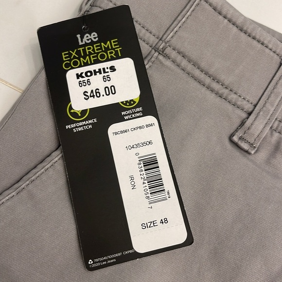 Big & Tall Lee Men's Performance Series X-treme Comfort Shorts - Picture 7 of 7